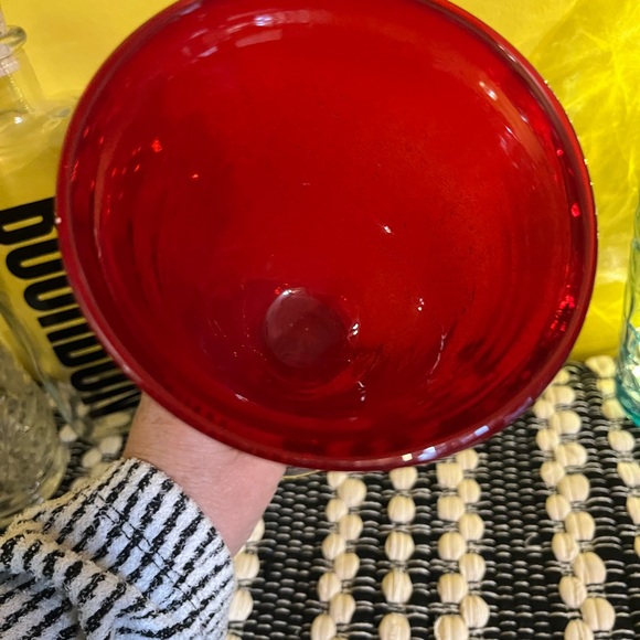Artisan Glass Red Goblet 25% off 2 or more - Picture 6 of 7